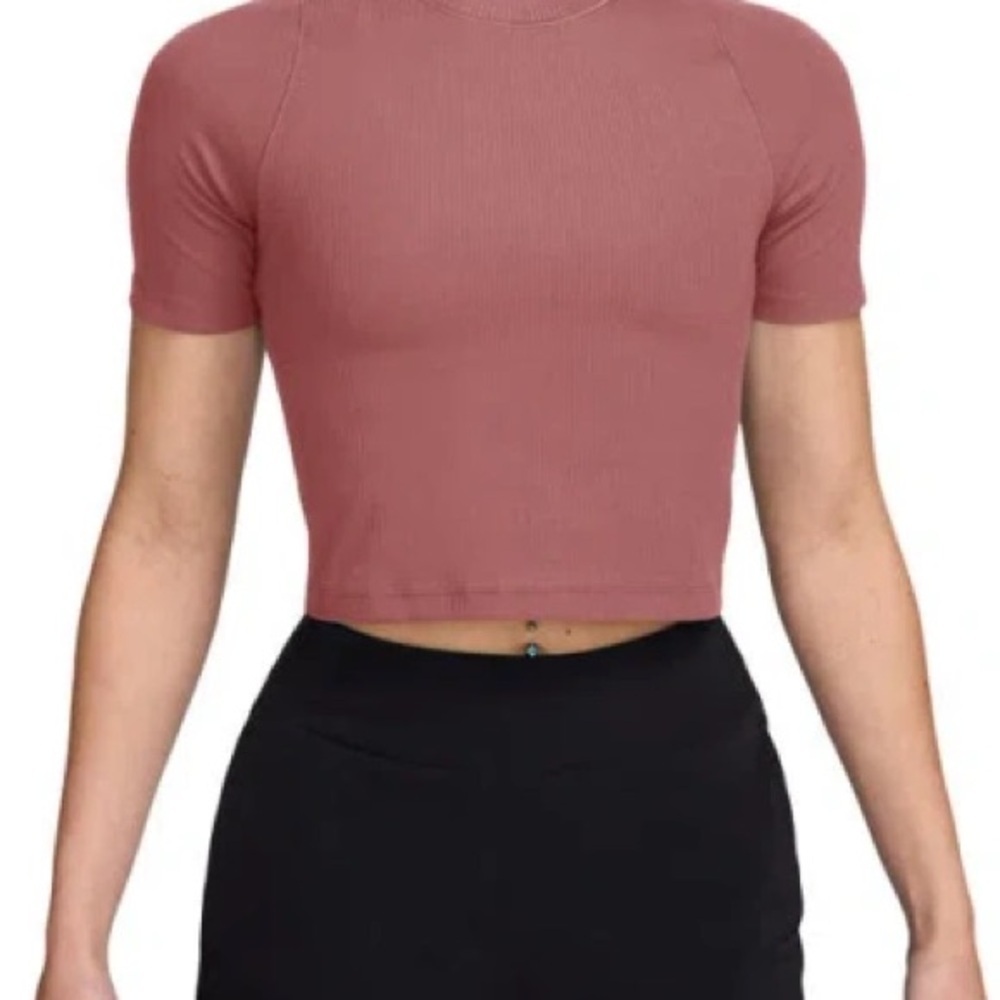 Nike Zenvy Dri-FIT Women’s Training Top Mauve Pink Size M | New With Tags